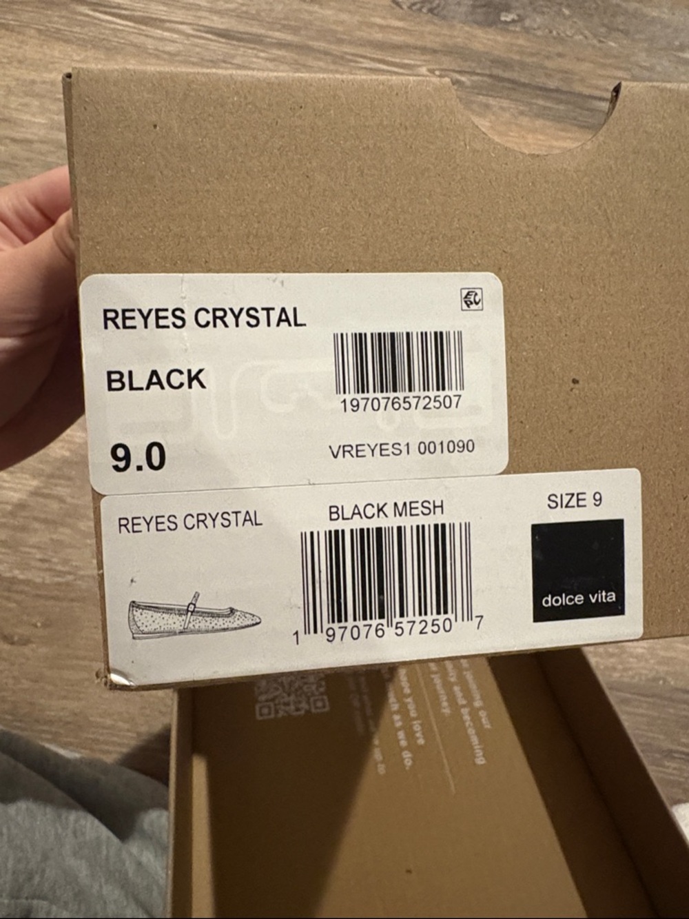 Dolce Vita Reyes crystal ballet flats - Picture 6 of 6